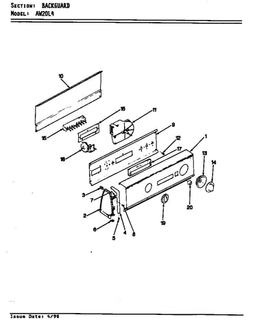 Control panel (rev. e-f)