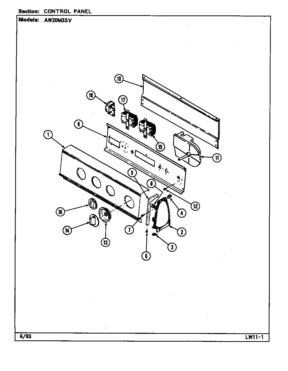 Control panel