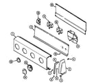 Admiral AW20N3SV control panel diagram