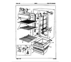 Maytag BNS22F5A/5L53A fresh food compartment diagram