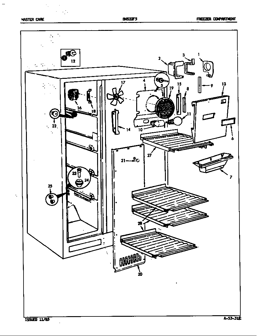 Freezer compartment