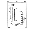 Maytag BNS22F5H/5L53A freezer door diagram