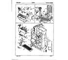 Admiral DNT22F9/5B43A water & ice dispenser diagram