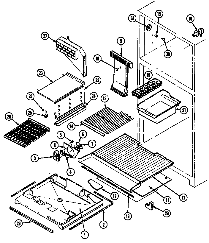 Freezer compartment