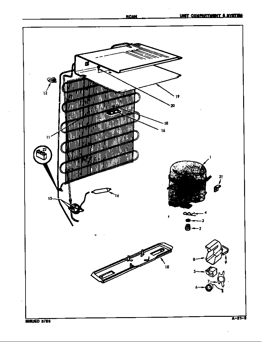 Unit compartment & system