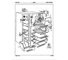 Admiral DNS22F9/5L46A freezer compartment diagram