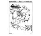 Maytag NENT198H/7A71A unit compartment & system diagram