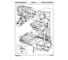 Maytag NENT198HA/7A71A fresh food compartment diagram