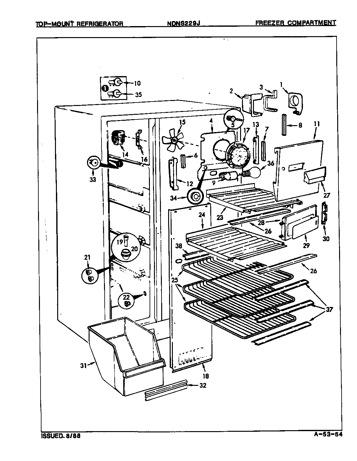 Freezer compartment