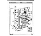 Maytag NNS228J/8L37A freezer compartment diagram