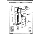 Maytag NNS228JH/8L37A freezer door diagram