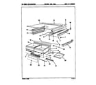 Admiral DNT22K9A/9A97A chest of drawers diagram