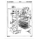 Admiral DNS24H9/7L46A freezer compartment diagram