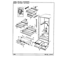 Maytag CDNT18V9L/CC49A shelves & accessories diagram