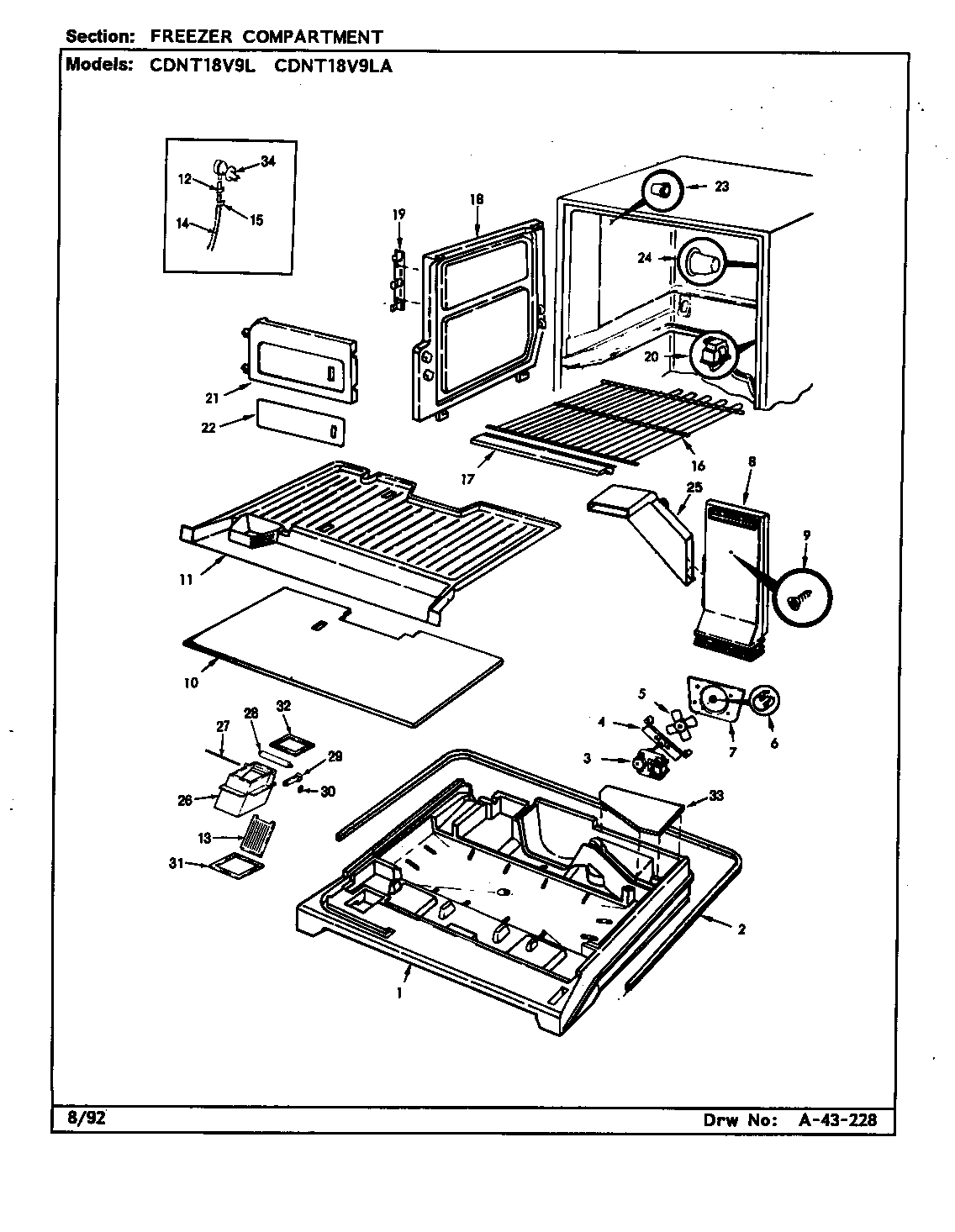 Freezer compartment