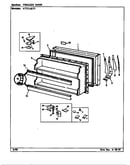 Freezer door (nt21l6a/ca77a) (nt21l6h/ca77a) (nt21l6w/ca77a)
