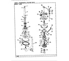 Admiral LA2000A transmission & related parts (rev. g-l) diagram