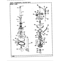 Admiral LA2000H transmission & related parts (rev. g-l) diagram