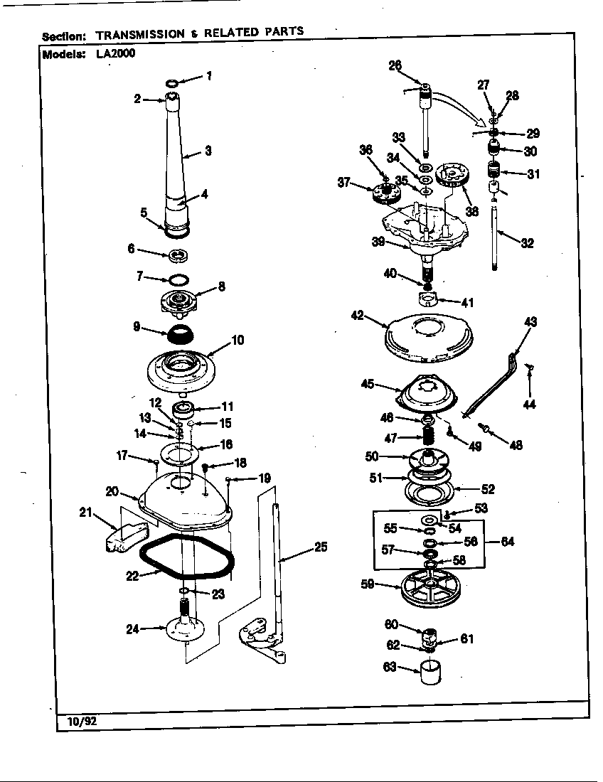Transmission & related parts (rev. g-l)
