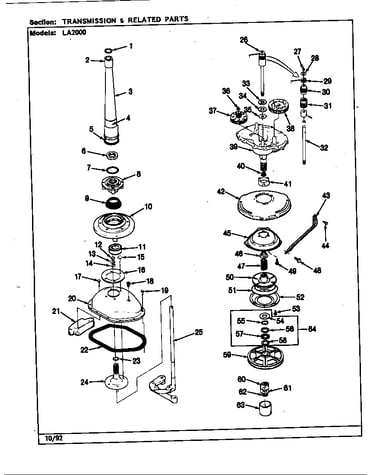 Transmission & related parts (rev. g-l)
