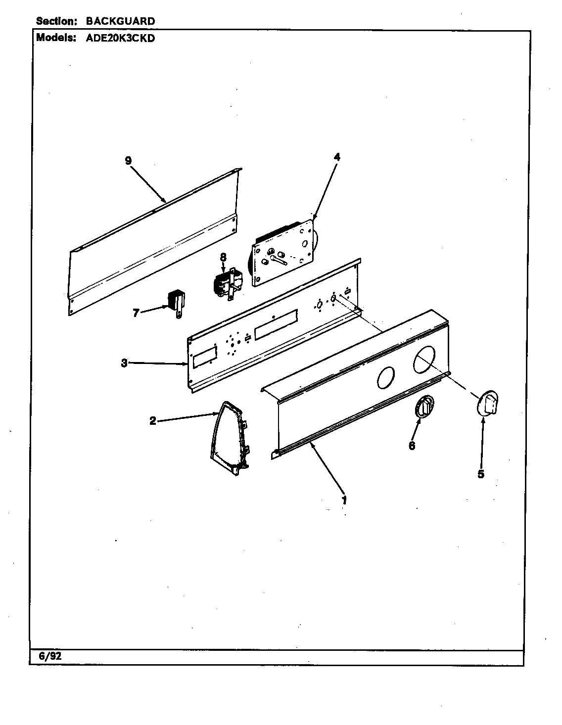 Control panel
