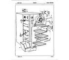 Maytag NDNS249GZ/7L36A freezer compartment diagram