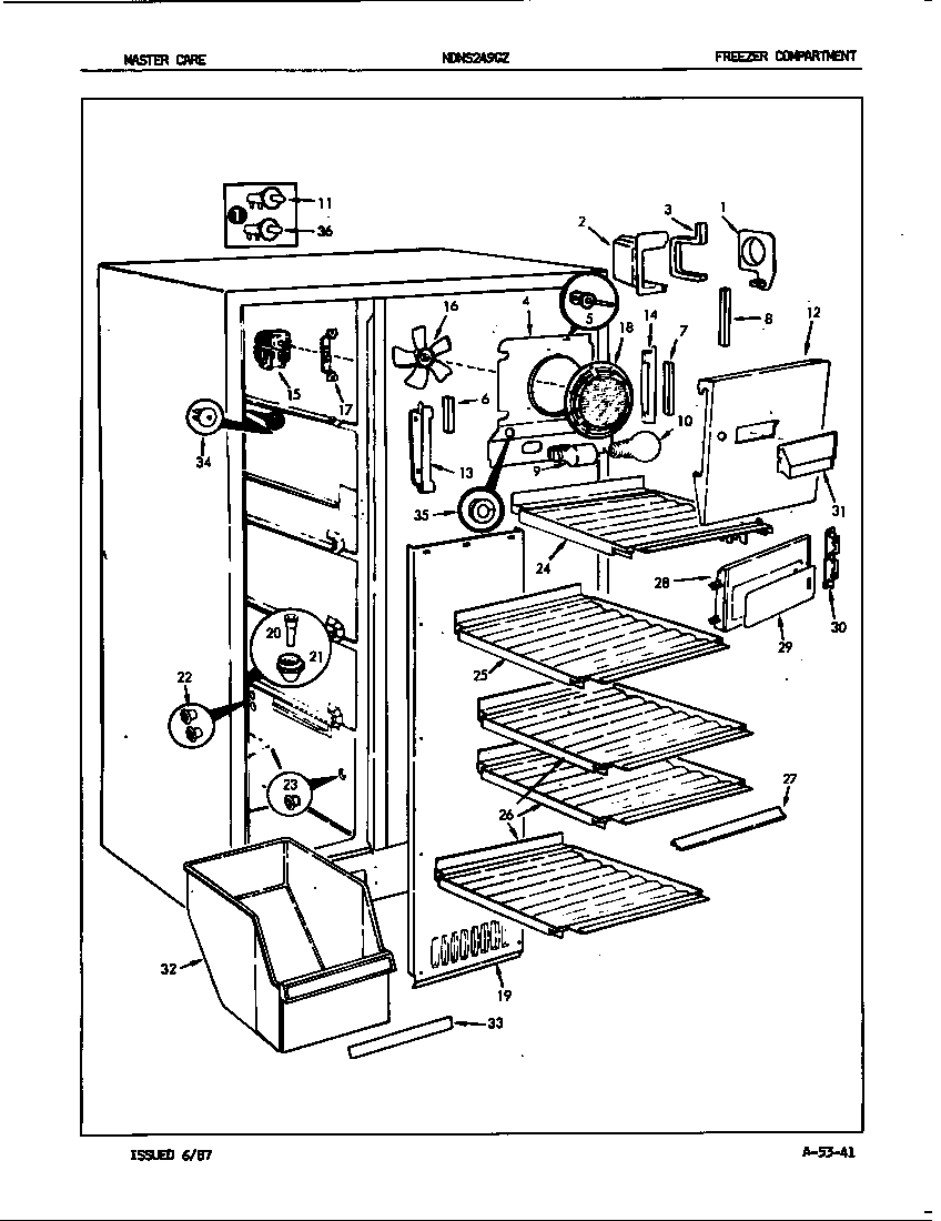 Freezer compartment