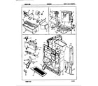 Maytag NDNS249GZA/7L36A water & ice dispenser diagram