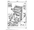 Admiral NT23B8SVA/5A78A doors diagram