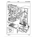 Admiral NT19B8VA/5A74A fresh food compartment diagram