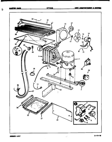 Unit compartment & system