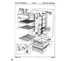 Maytag NNS207J/8L34A fresh food compartment diagram