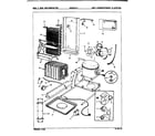 Maytag NNS227JA/8L35A unit compartment & system diagram