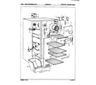 Maytag NDNS249J/8L40A freezer compartment diagram