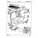 Admiral NT19B8VH/7A27A unit compartment & system diagram
