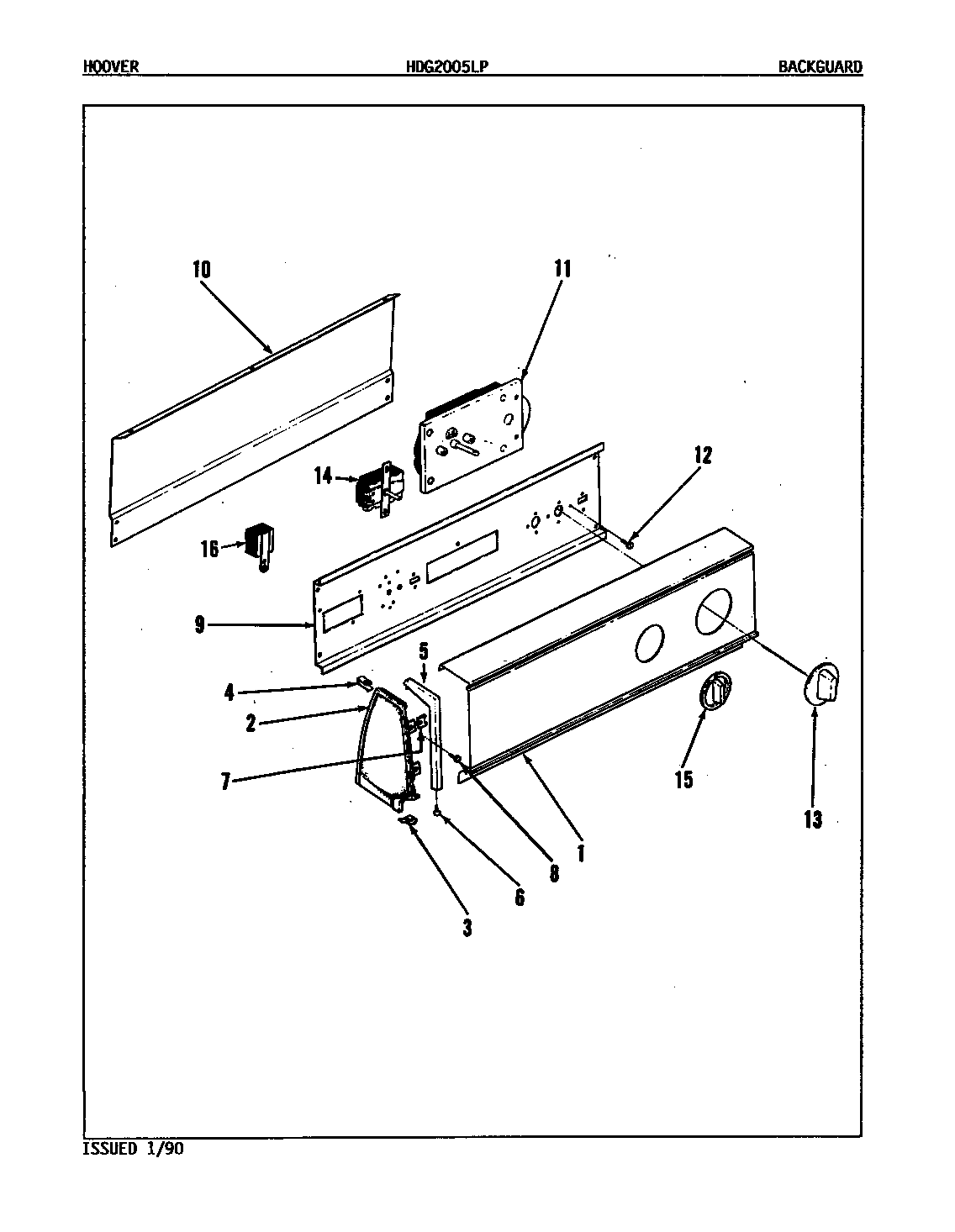 CONTROL PANEL (REV. A-D)