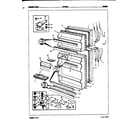 Maytag NT19H6/7A54B doors diagram