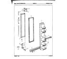 Maytag NNS227J/9P10A freezer door diagram