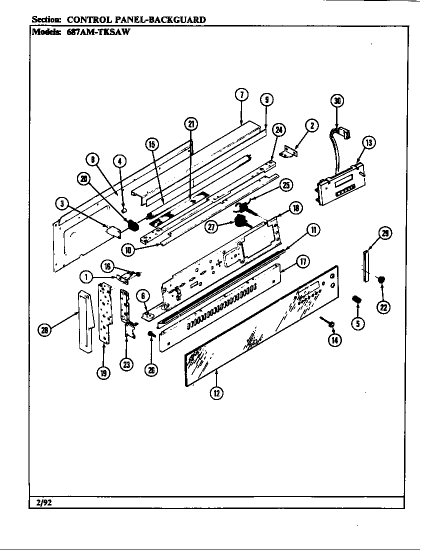 Control panel
