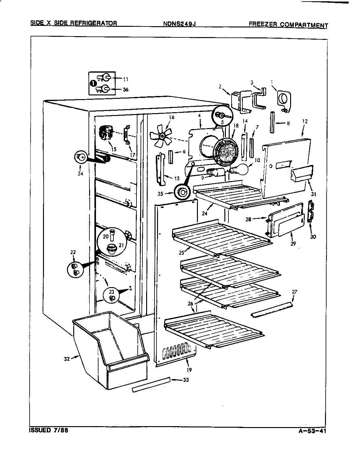 Freezer compartment