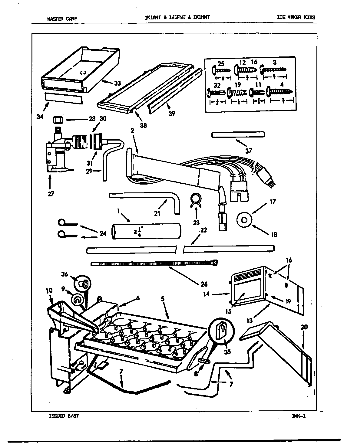 Ice maker kit