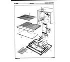 Maytag NT17HX3GH/7D24A freezer compartment diagram