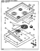 Top assy.burner box