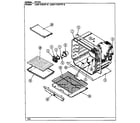 Admiral A54FN-5TKVW-R oven diagram