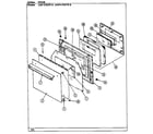 Admiral A54FN-5TKVW-R door diagram