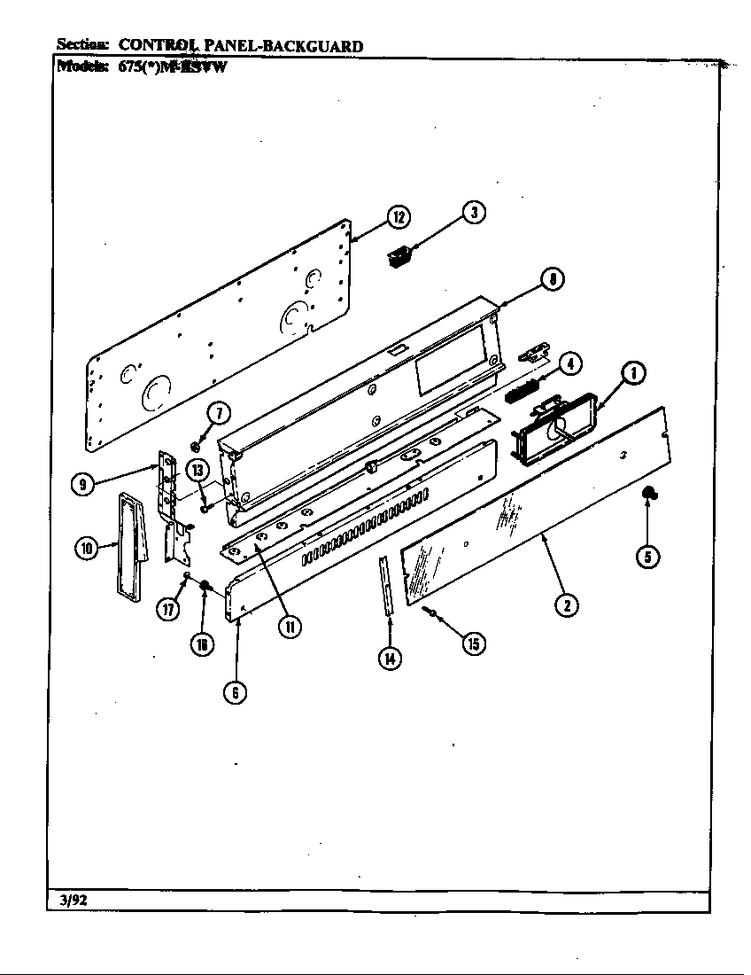 Control panel