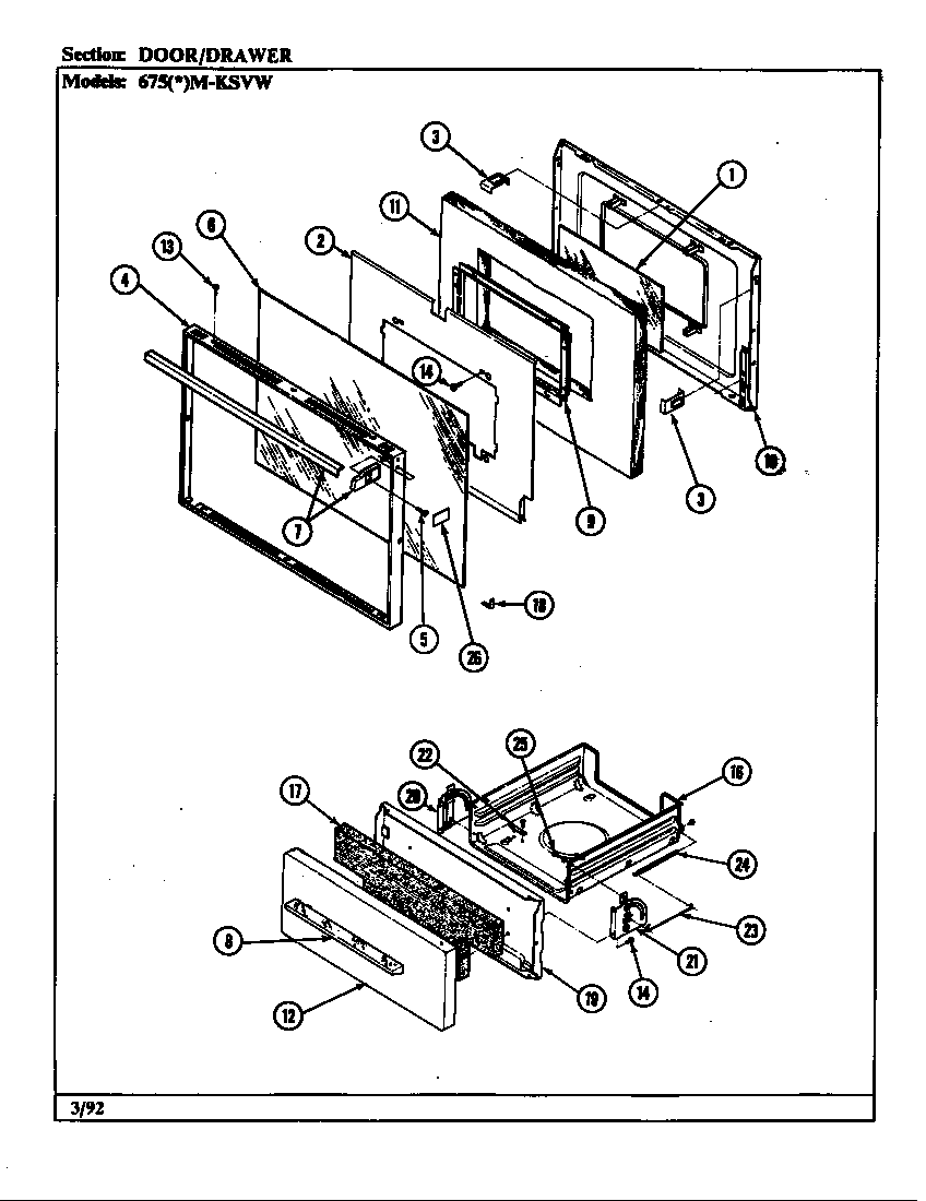 Door/drawer
