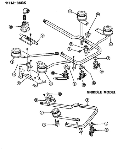 Manifold section (electronic ignition)