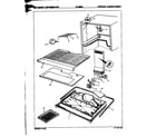 Maytag NT16HX/8D05A freezer compartment diagram
