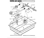 Magic Chef 82FG-1K manifold section (electronic ignition) diagram